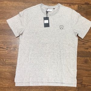 Five Four grey and white striped t-shirt
